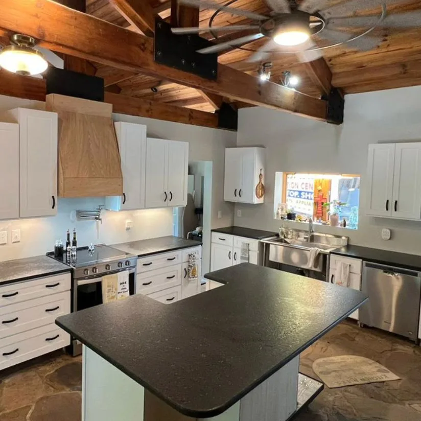 leathered granite countertops