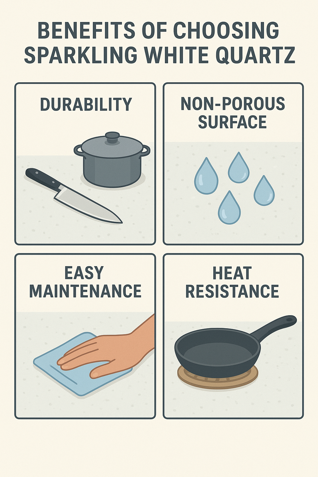 Benefits of Choosing Sparkling White Quartz