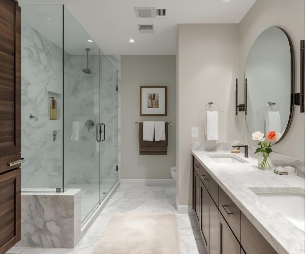 white quartz countertops with sparkle