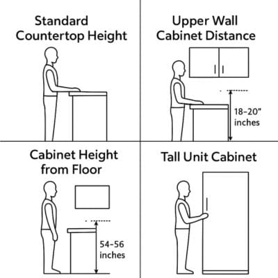what is standard counter height