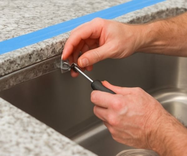 how to install undermount kitchen sink